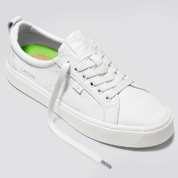 Cariuma | OCA Low White Premium Leather Sneaker - Picture 4 of 8